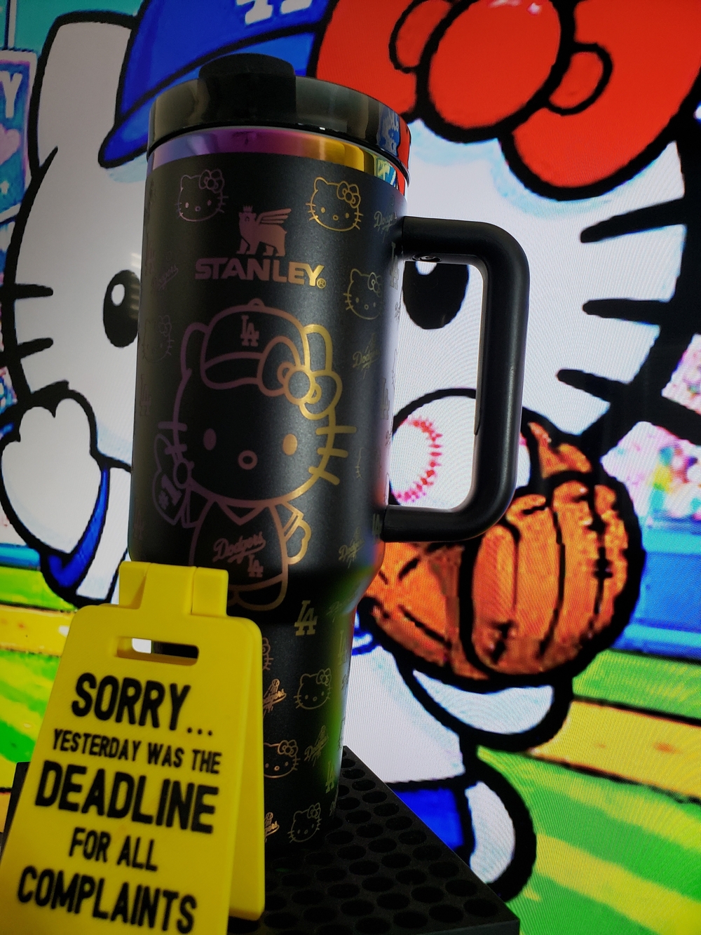 Stanley Hello Kitty Black Insulated Travel Mug - Black